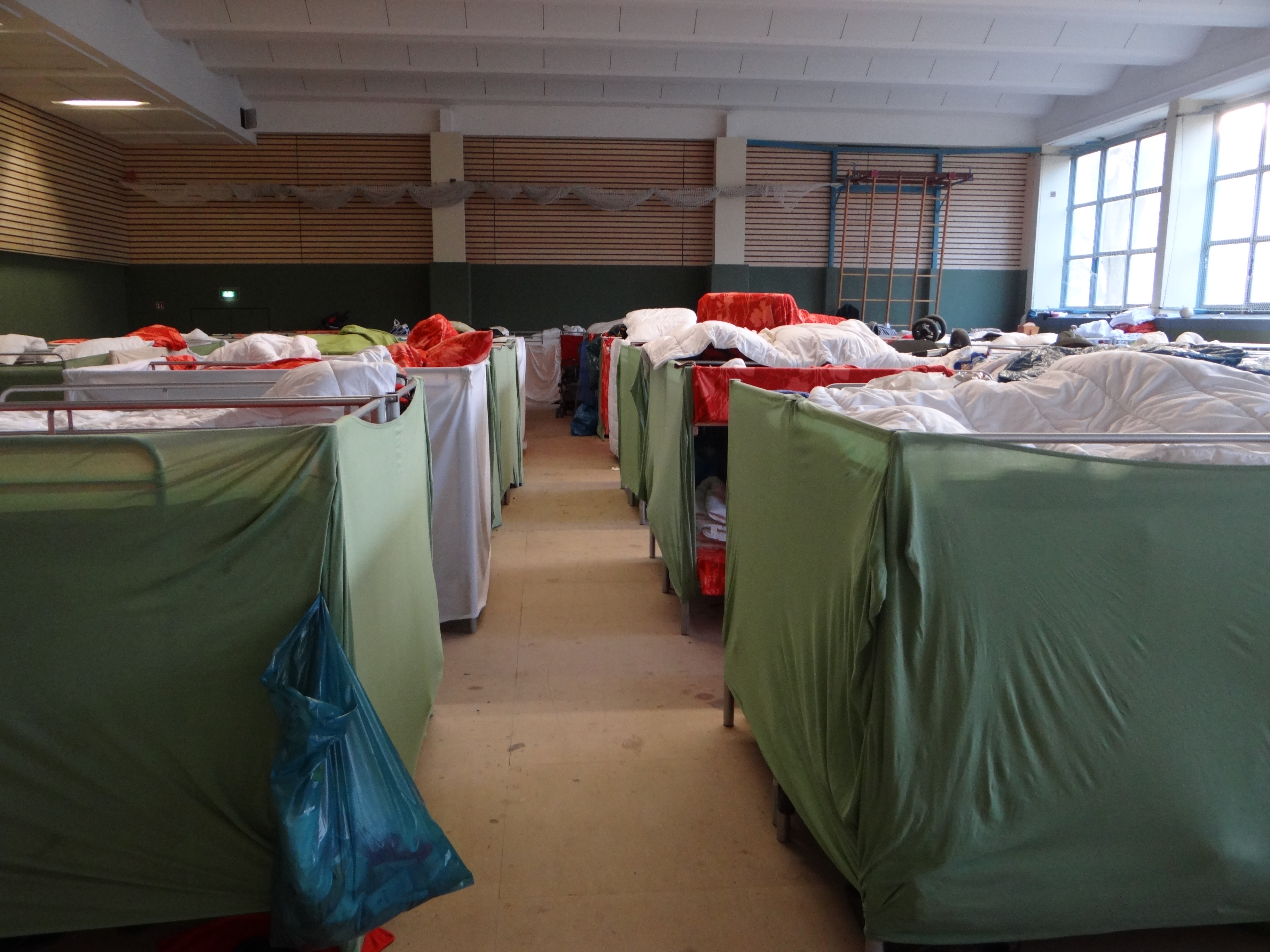 Flüchtlingsnotunterkunft in Berlin-Köpenick