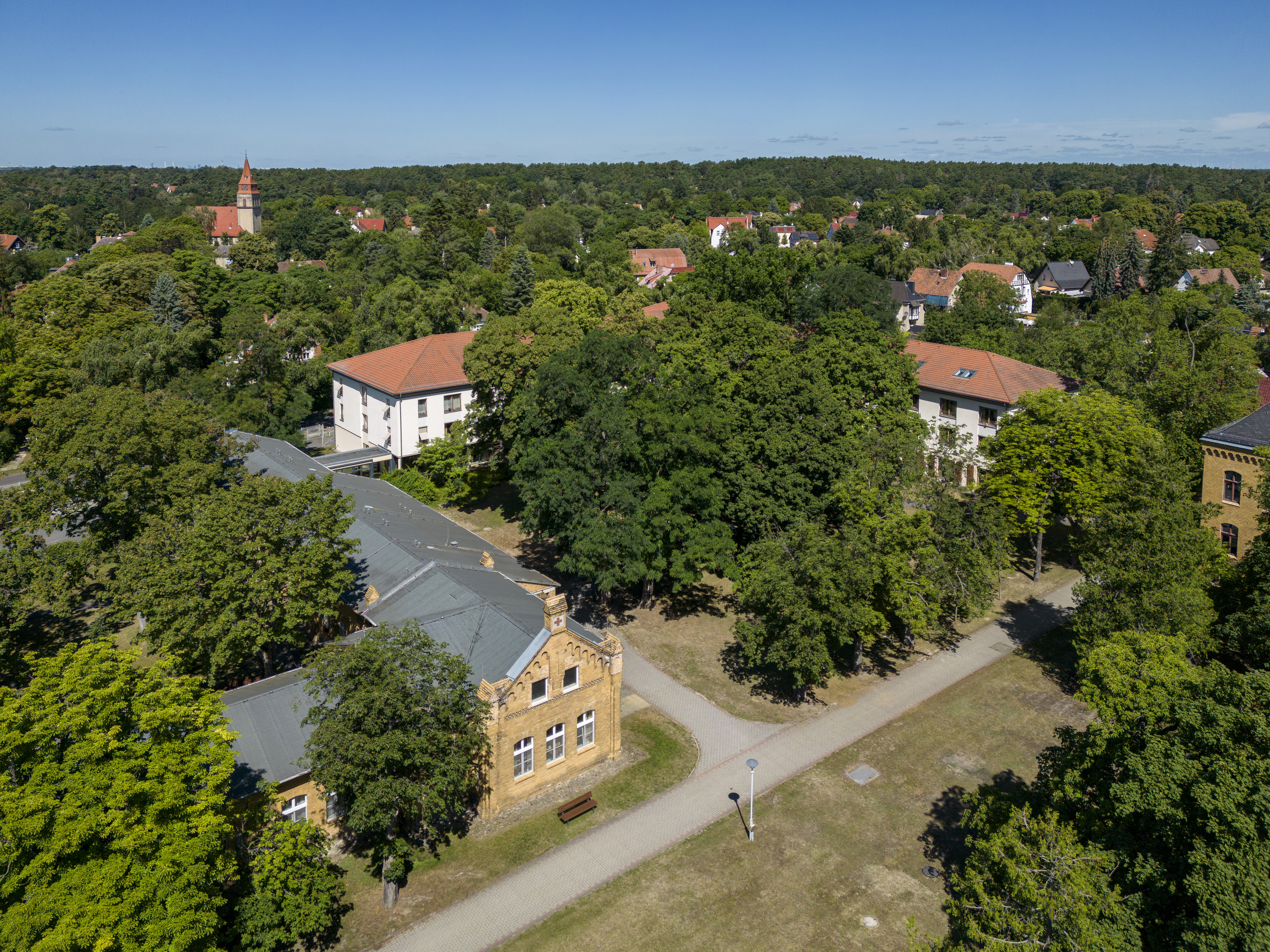 Luftaufnahme vom Ulmenhof in Berlin-Köpenick