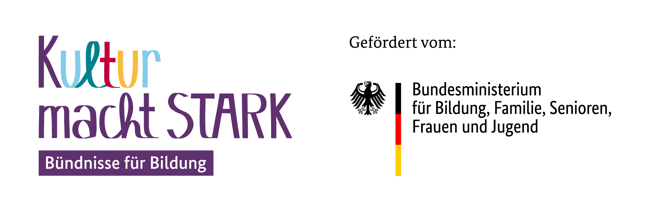 Förderlogo von Bundesministerium für Bildung, Familie, Senioren, Frauen und Jugend und Bündnis für Bildung