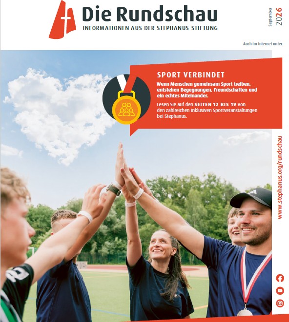 Der Titelblatt der Stephanus-Stiftung Rundschau drei 2026