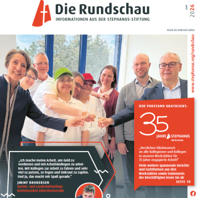 Der Titelblatt zur Veranschaulichung von der Rundschau der Stephanus-Stiftung vom Juni 2026